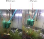 Aquarium Double Sided Sponge Cleaning Brush Cleaner Scrubber 2 Packs One Set Blue and Green Brushs - Image 7