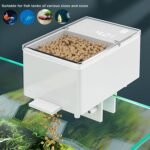 ZHHMl Automatic Feeders, Vacation Fish Feeder Multiple timed Feeding Modes,Mute, 500ml Large Capacity,with Digital Display,Moisture Proof Won't Clog - Image 3