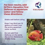 DrTim's Aquatics First Defense for Freshwater Aquariums – Stress Relief & Immune System Support with Vitamins Immunostimulants Fish Tanks 128oz. - Image 5