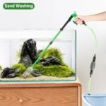 AQQA Aquarium Siphon Gravel Vacuum Fish Tank Cleaner kit,Stress Ball Python Water Changer,Extendable Length and Fixed On Fish Tank,Manually Water Changer Wash Sand (S) - Image 4