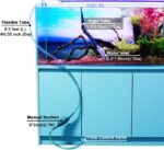 Gravel Vacuum for Aquarium with Fish Tank Cleaning Kit, Aquarium Siphon Sand Cleaner Suitable for Various Tank Sizes (Grey) - Image 7