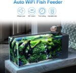 Automatic Fish Feeder WiFi Control with APP, 210ML Aquarium Large Dispenser for Fish Turtle Tank with USB Charger, Fish Food Timer Auto Feeding on Vacation - Image 7