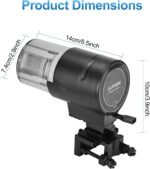 Automatic Fish Feeder WiFi Control with APP, 210ML Aquarium Large Dispenser for Fish Turtle Tank with USB Charger, Fish Food Timer Auto Feeding on Vacation - Image 8