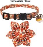 ADOGGYGO Easter Cat Collars with Removable Flower Bell, Adjustable Rabbit Easter Eggs Pattern Cat Floral Collars Cat Easter Collars for Cats Kittens (Easter) - Image 6