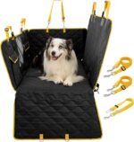 Lesure Dog Car Seat Cover for Back Seat with Hard Bottom, Pet Back Seat Extender with Supportive Egg Crate Foam, Waterproof Non-Slip Dog Hammock for Car, Truck, SUV, Black - Image 8
