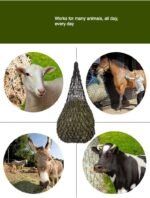 Horse Hay and Treat Feeder Ball Toy (Field Play PLUS Wall Mounting Option) by BMTick UK - Purple - Image 4