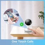 WEILAILIFE 【One-Touch Call】 Indoor Wireless Security Camera, Baby/Pet Dog Monitor, Pan & Tilt Home Video Surveillance Cameras, 2.4/5GHz Dual-Band WiFi, 360° View, Motion Detection - Image 4