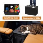 Car Seat Extender for Large Dogs, Back Seat Extender for Dogs up to 120 LBS Large Dog Car Seat with Storage Car Organizer Gap Filler for Front or Back Seat - Image 6