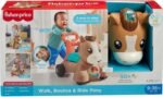 Fisher-Price Baby Learning Toy, Walk Bounce & Ride Pony Musical Walker & Ride-On for Infants & Toddlers Ages 9+ Months (Amazon Exclusive) - Image 7