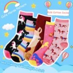 Jeasona Kids Girls Cute Animal Socks Gifts for Girls Teenage Funny Fun - Image 3