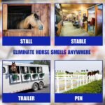 SMELLEZE Natural Horse Stall Refresher & Odor Eliminator: 2 lb. Granules. Rids Urine & Stool Smell. Keeps Stall Drier. Unscented & Safe - Image 7