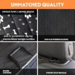 Dog Seat Cover - Waterproof Dog Car Seat Cover for Back Seat - 6 in 1 Trunk, Front, Back Seat Protector Liner and Trunk Cargo Liner for SUV, Truck or Car - 600D Durable Pet & Dog travel Accessories - Image 4