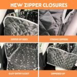 Dog Seat Cover - Waterproof Dog Car Seat Cover for Back Seat - 6 in 1 Trunk, Front, Back Seat Protector Liner and Trunk Cargo Liner for SUV, Truck or Car - 600D Durable Pet & Dog travel Accessories - Image 6