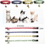 SuperBuddy Cat Collars Breakaway with Bell - 4 Pack Cat Safety Collars for Boys & Girls - Safety Buckle Kitten Collar for Pet Supplies,Stuff,Accessories - Image 5