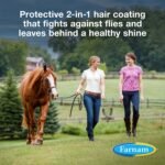Farnam Bronco Gold Horse Fly Spray, Grooming Aid, Coat Conditioner, 32 Ounces, Quart Spray - Image 3