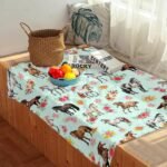 Horse Flowers Blanket, Gift for Horse Lovers and Boy Girl, Horse Flowers Throw Warm Cozy Soft Plush Lightweight Bedding 40"x50" for Kid for Sofa,Bed and Living Room - Image 5
