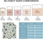 Horse Flowers Blanket, Gift for Horse Lovers and Boy Girl, Horse Flowers Throw Warm Cozy Soft Plush Lightweight Bedding 40"x50" for Kid for Sofa,Bed and Living Room - Image 7