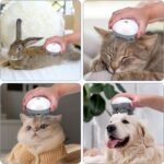 Upgraded Handheld Pet Massager for Dogs and Cats, Electric Cat Massager Dog Massager, with 4 Rotatable Massage Heads, Three Modes, for Relieving Tight Stiffness Muscles, Promote Bonding - Image 3
