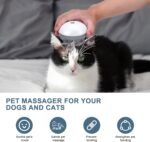 Upgraded Handheld Pet Massager for Dogs and Cats, Electric Cat Massager Dog Massager, with 4 Rotatable Massage Heads, Three Modes, for Relieving Tight Stiffness Muscles, Promote Bonding - Image 4