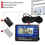 Digital Alarm Thermometer VICI TM803 Temperature Meter for Medicine Cabinets Aquariums Fridge Freezer Refrigerator Celsius(℃) /Fahrenheit(℉) Thermometers - Image 5
