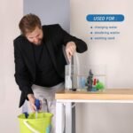 VIVOSUN Aquarium Gravel Cleaner Siphon Fish Tank Vacuum Cleaner with Fishing Net Long Nozzle Water Flow Controller - BPA Free - Image 3