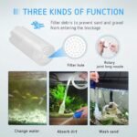 VIVOSUN Aquarium Gravel Cleaner Siphon Fish Tank Vacuum Cleaner with Fishing Net Long Nozzle Water Flow Controller - BPA Free - Image 7