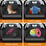 Alfheim Cargo Liner for Dog - Nonslip Waterproof Pet Dog Back Seat Cover - Durable Washable Boot Liner Mat Travel, Universal for Medium Small Car Truck SUV (Black) - Image 8