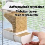 No Mess Parrot Automatic Feeder Anti-Scattering Bird Feeder for Cage Bird Food Bowl Container Parakeet Cage Accessories Finch Lovebirds Budgies Canary (Round Roofs) - Image 3
