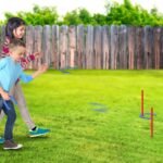 Gamie Horseshoes Tossing Game - Set Includes 4 Horse Shoes and 2 Stakes - Durable Plastic - Outdoor Activities for Family, Kids and Adults - Fun Activity for Party, Camping, Yard, Lawn - Image 6