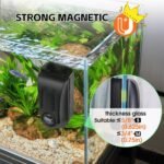 hygger Aquarium Glass Cleaner, Magnetic Fish Tank Cleaner Brush with 2 Aquarium Alg-ae Scrapers Floating Strong Magnetic (S) - Image 3