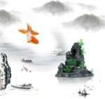 Large Fish Tank Decorations 10.6inch Tall, Aquarium Mountain View Stone Decor, Aquarium Decor Ornament Rock Cave Landscape for Betta Fish, Hermit Crab, Cichlid, Shrimp Hideout Caves, Playing - Image 9