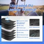 Back Seat Extender for Dogs - PU Leather Dog Car Seat Cover for Back Seat with Hard Bottom - 100% Waterproof, Scratch-Proof and Anti-Slip Dog Hammock for Cars and SUVs (Holds 400 lbs) - Image 4