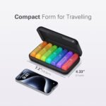 Barhon Large Pill Organizer 2 Times a Day, Medicine Pill Organizer Weekly, 7 Day Travel Pill Organizer AM PM Pill Box for Vitamin Supplements Fish Oil (White) - Image 8