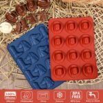 Webake Cowboy Chocolate Molds Shaped with Cowboy Hat, Cowboy Boot and Horse, Cowboy Silicone Mold for Cupcakes, Cakesicle Decorations, Western Themed Party, Pack of 2 - Image 7