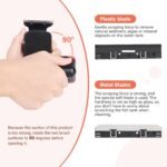 hygger Fish Tank Magnetic Glass Cleaner Two Detachable Algae Scraper for Aquarium Fish Tank，Floating Scrubber Brush Glass Algae Magnet Cleaning Tool for Small Aquariums Tank - Image 4