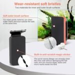 hygger Fish Tank Magnetic Glass Cleaner Two Detachable Algae Scraper for Aquarium Fish Tank，Floating Scrubber Brush Glass Algae Magnet Cleaning Tool for Small Aquariums Tank - Image 6