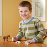 Melissa & Doug Created by Me! Horse Figurines Craft Kit (2 Resin Horses, 6 Paints, Paintbrush) - Image 3