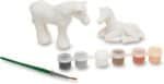 Melissa & Doug Created by Me! Horse Figurines Craft Kit (2 Resin Horses, 6 Paints, Paintbrush) - Image 4