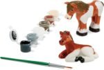 Melissa & Doug Created by Me! Horse Figurines Craft Kit (2 Resin Horses, 6 Paints, Paintbrush) - Image 5