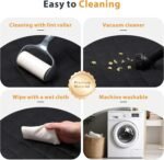 JOLLYVOGUE Dog Car Seat Cover for Back Seat, Sturdy Backseat Dog Hammock for Cars with Mesh Window & Pocket, Waterproof Scratch Proof Nonslip Back Seat Pet Cover for Dogs - Image 8