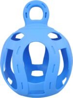 Horsemen's Pride Jolly Hay Ball Stall Toy for Horses, Blue, 8" - Image 5