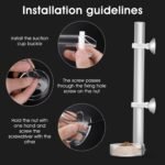 TIESOME Acrylic Fish Shrimp Feeder, Transparent Durable Aquarium Fish Shrimp Feeder, Assembled Feeding Tube Feeding Dish Tray Set for Fish Tank Aquarium Shrimp (20cm) - Image 4