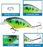 Fishing Lures Tackle Bait Kit Set - Comprehensive Fishing Lures Kit for Trout Bass Salmon - Includes Plastic Shrimp, Worm Bait, Spoon, and Crankbait Jigs - Image 7