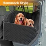 Honest Back Seat Extender for Dogs, Dog Car Seat Cover Hard Bottom 400lbs, Dog Car Seat Covers with Large Space, Waterproof Dog Hammock for Car SUV Truck, Standard, Black - Image 8