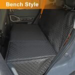 Honest Back Seat Extender for Dogs, Dog Car Seat Cover Hard Bottom 400lbs, Dog Car Seat Covers with Large Space, Waterproof Dog Hammock for Car SUV Truck, Standard, Black - Image 10