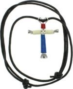 Intercession Horseshoe Nail Cross Necklace, 1.5" Long, Handcrafted Steel Cross with 4 Authentic Horseshoe Nails for Prayer and Remembrance - Image 3