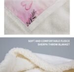 Jekeno Horse Blanket Gifts for Men - Super Soft Cozy Warm Sherpa Galloping Running Horses Throw for Girls Teens Kids Women Birthday Decorations Couch Chair Sofa Bed Office 50"x60" - Image 5