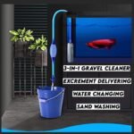 Gravel Vacuum for Aquarium - Fish Tank Gravel Vacuum Cleaner- Aquarium Siphon - 8 FT Long with Minnow Net - Image 5