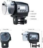 Lychee Automatic Fish Feeder Aquarium Food Dispenser Digital Auto Timer Vacation Feeder for Home Office - Image 4