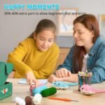 HTVRONT Crochet Kit for Beginners - Complete Crochet Kits with Stitch by Stitch Video Tutorial, Beginner Crochet Kit for Adults Kids Gift - Starter Easy Learn to Crochet(Ray Fish 2 Pack) - Image 5